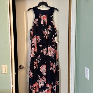 Robbie Bee halter maxi dress.